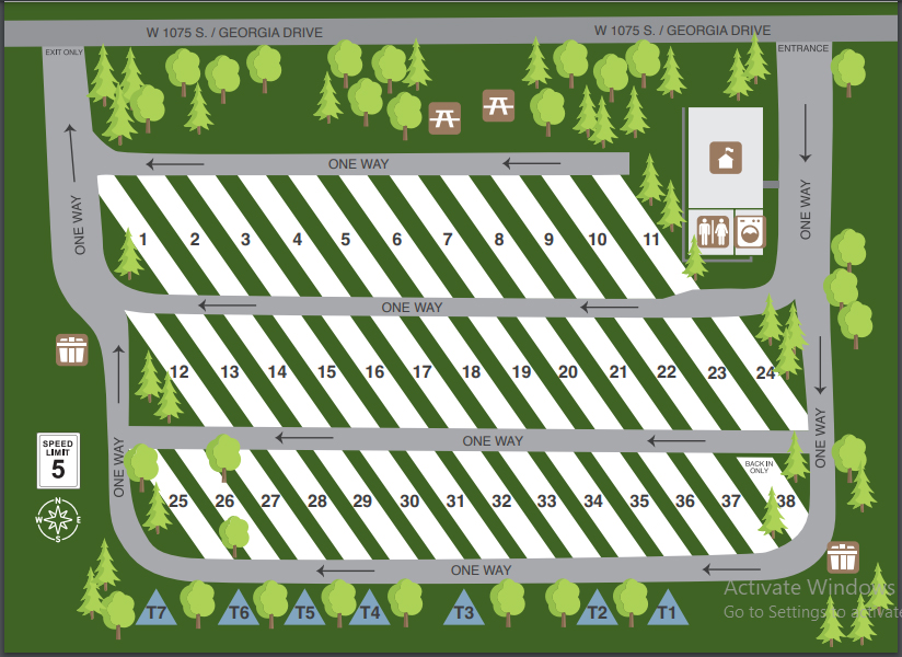 PARK MAP GOLDEN SPIKE